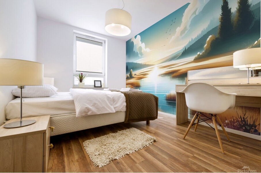 Natures Reflections Mural print