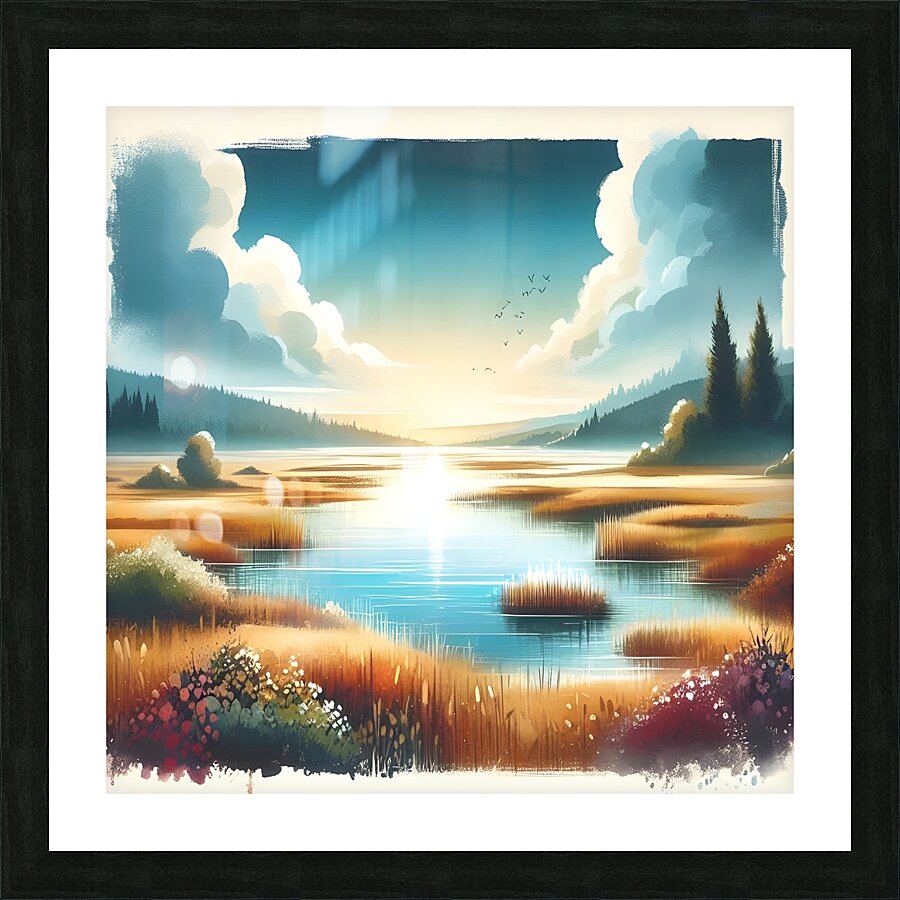Natures Reflections Picture Frame print