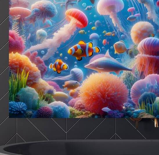 The Graceful Dance of the Coral Reef by Nature s Reflections