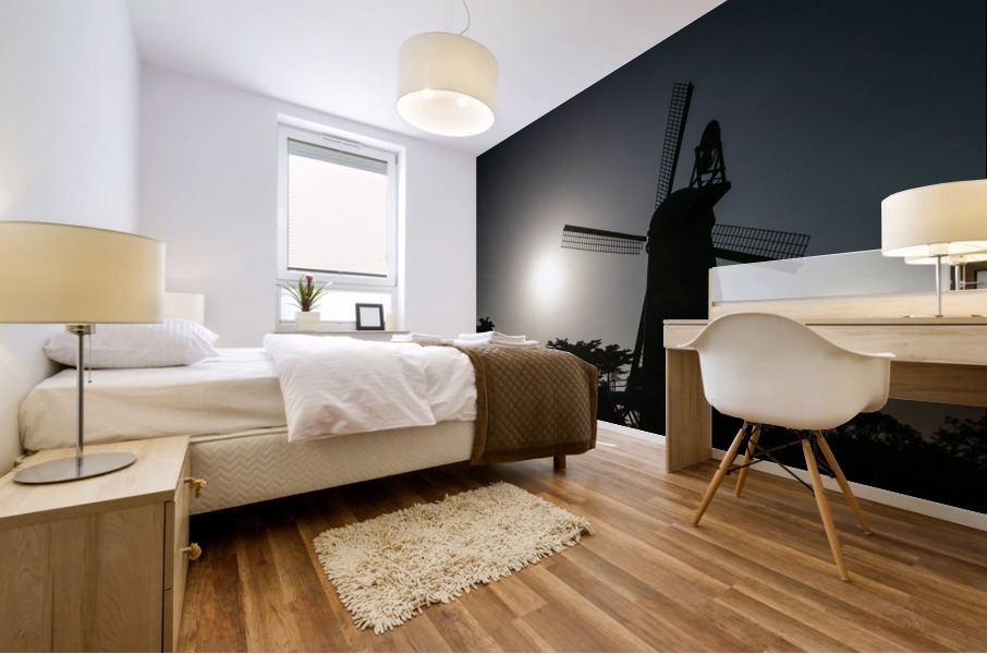 Windmill Mural print