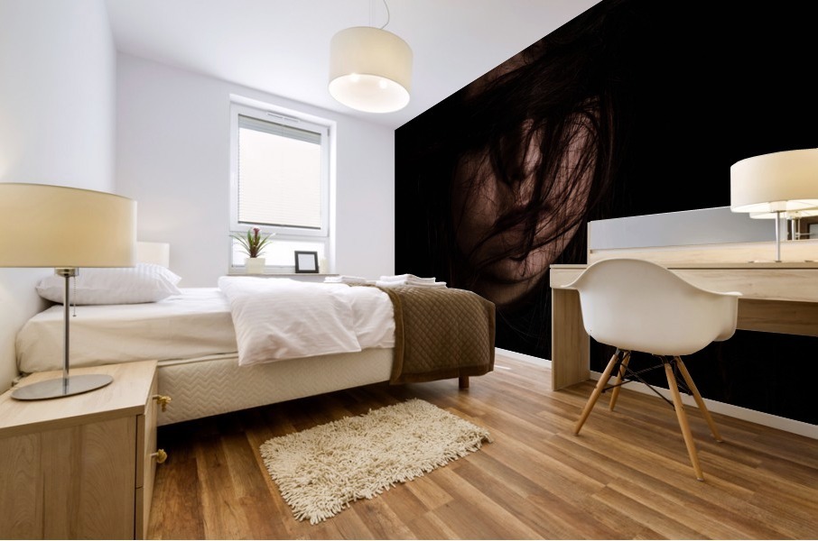 Hiding  Mural print