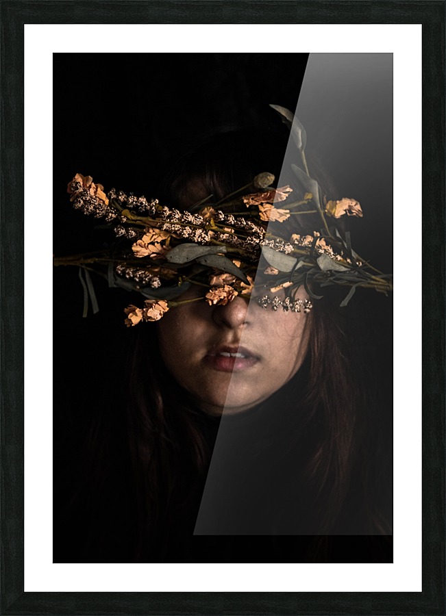 Blinded Picture Frame print