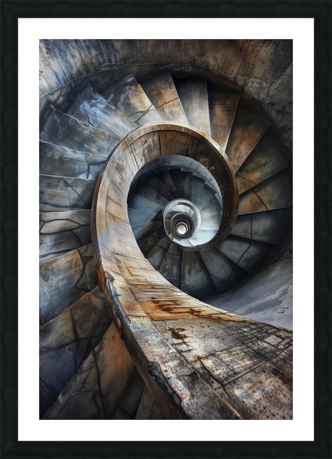 Spiral Picture Frame print