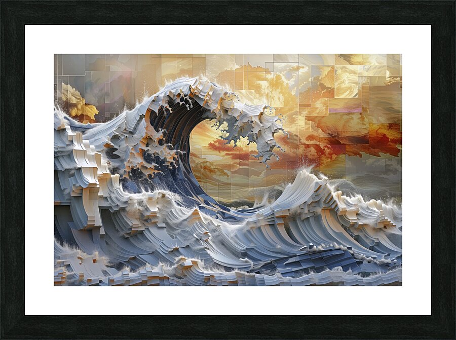 Constructed Picture Frame print