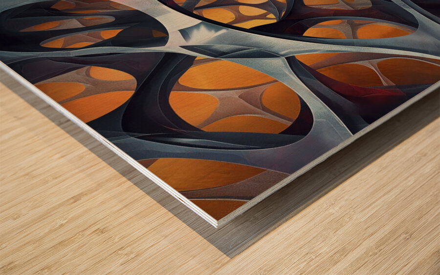 Structure Wood print