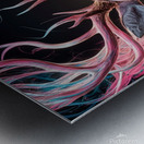 a majestic deer with intricately detailed antlers Metal print