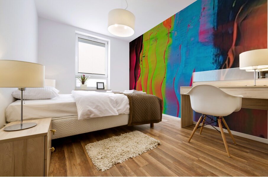 Streaming Mural print