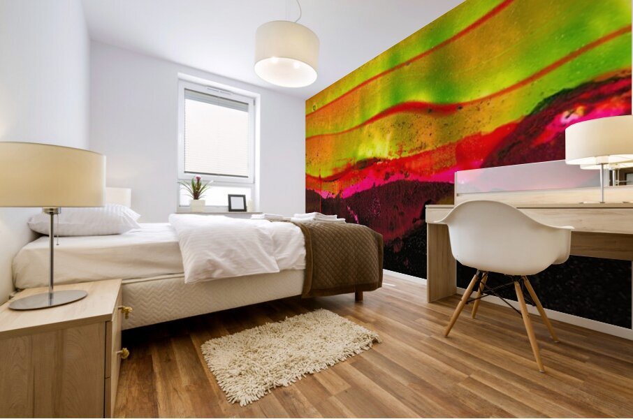 Streaming Sunset 3 Mural print