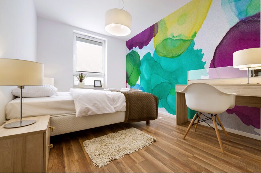 Ballon Parade 4 Mural print