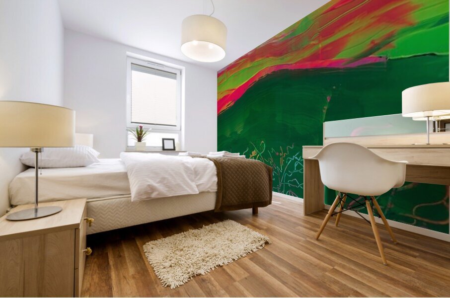 Green Mountain 1 Mural print