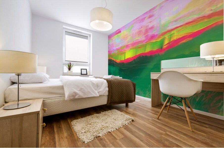 Green Mountain Mural print