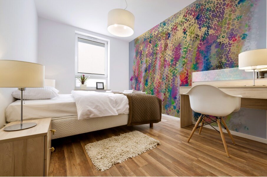 Gold Bubble Mural print