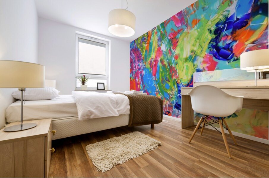 Butterfly Garden Mural print