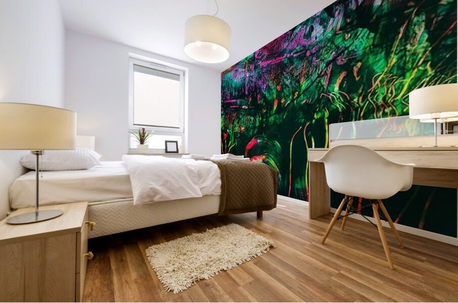 Electric Garden Mural print
