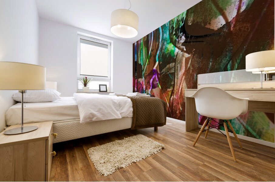 Garden Misty Mural print