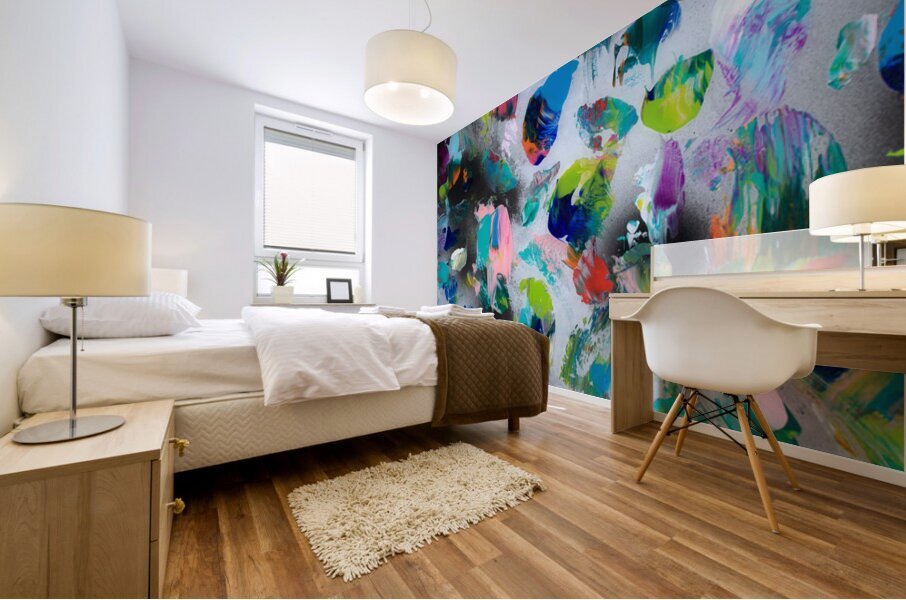 Koi Pond 1 Mural print