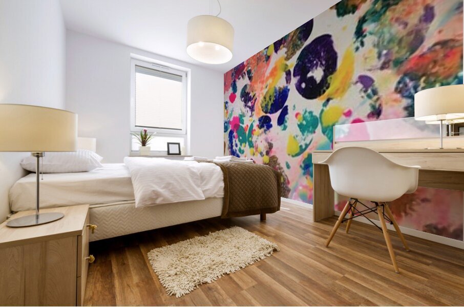 Orb Pink Mural print