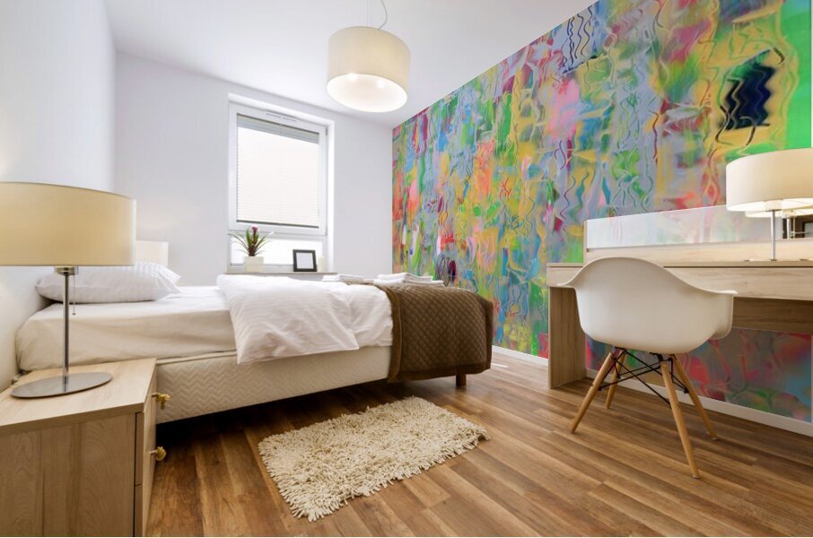 Squigle Mural print