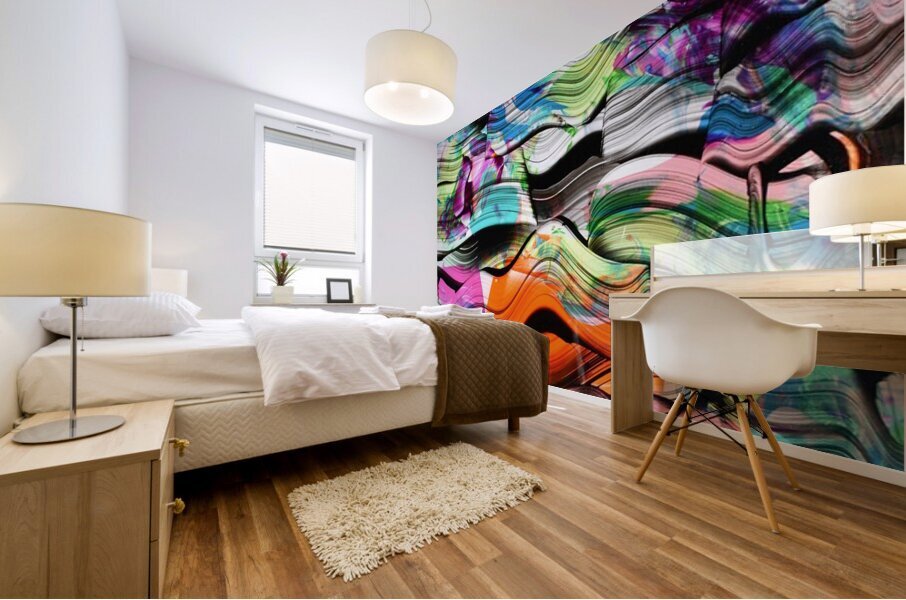 Live Wire 5 Mural print