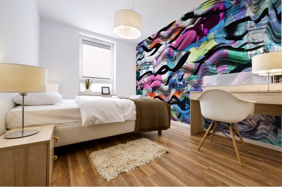 Live Wire 3 Mural print