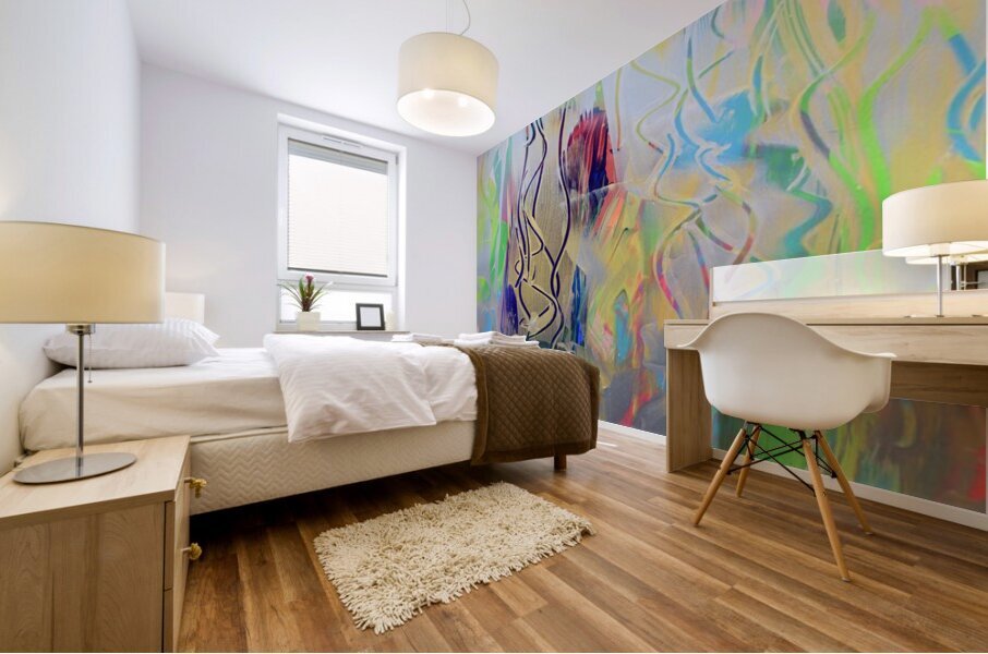 Squigle 3 Mural print
