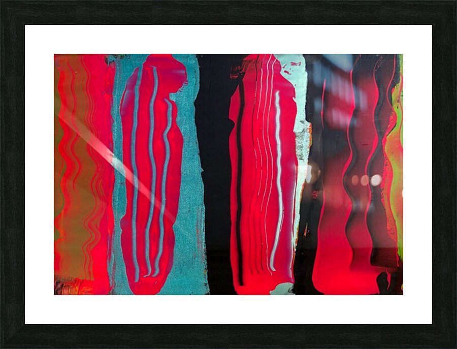 Streaming Rain 3 Picture Frame print
