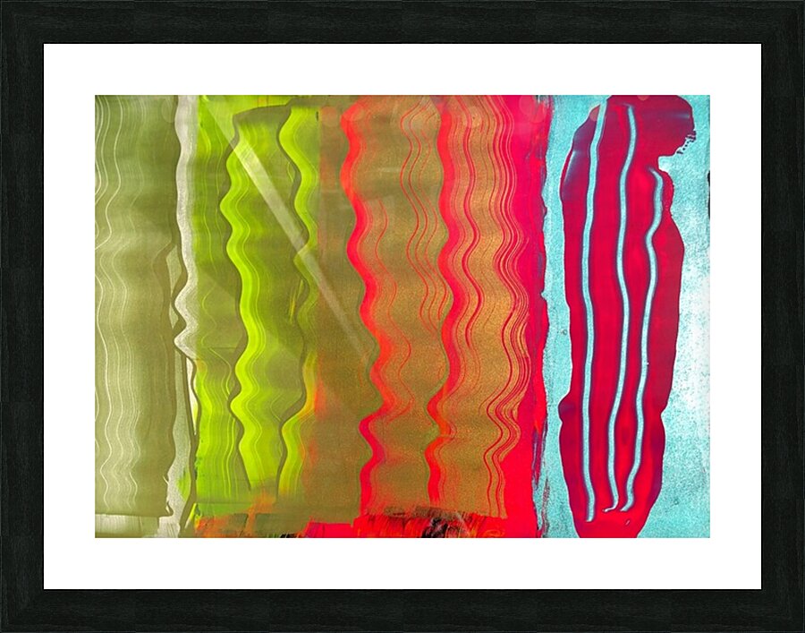 Streaming Rain 2 Picture Frame print