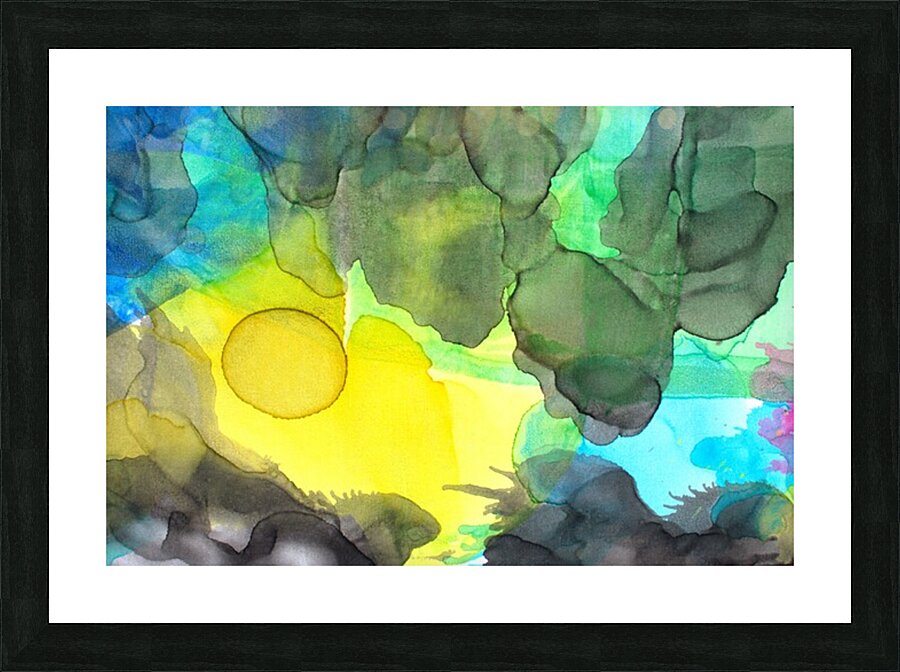 Bubble Veil 2 Picture Frame print
