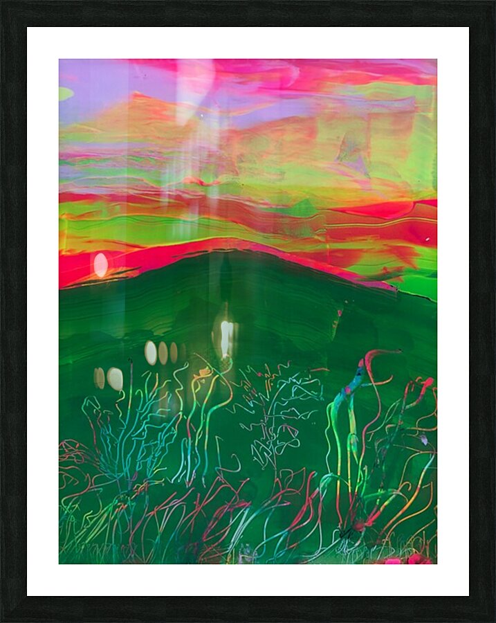Green Mountain 1 Picture Frame print