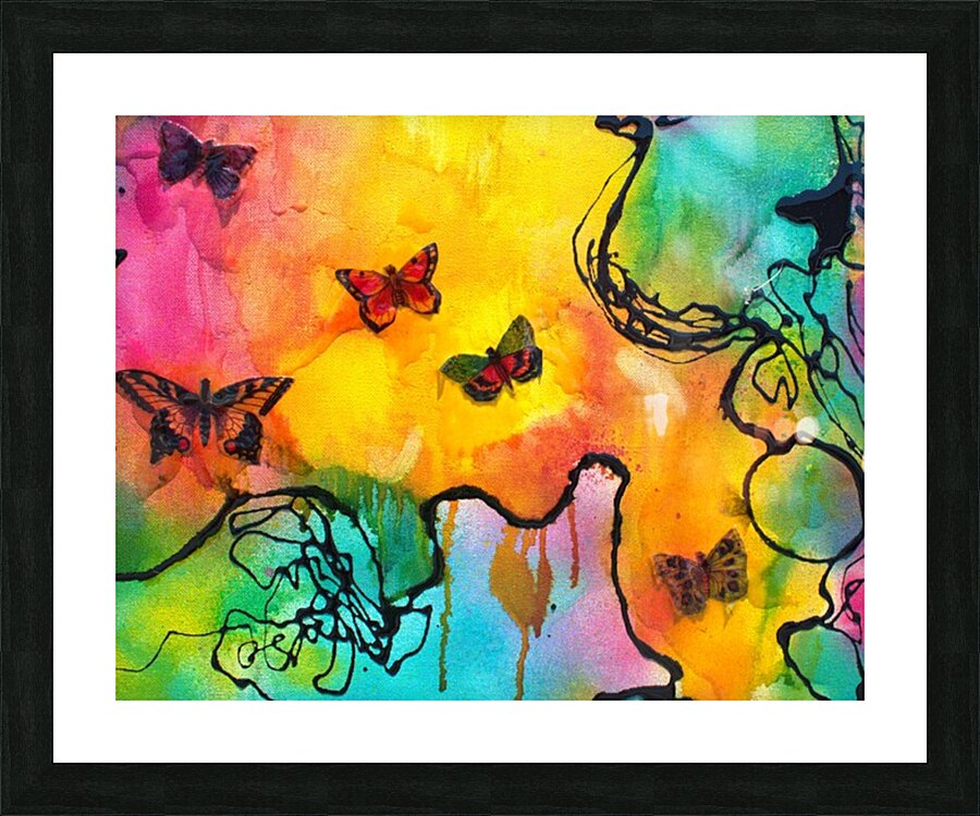 Springtime at Butterfly Cavern P4 Picture Frame print