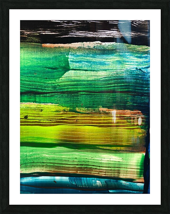 Blue Lagoon A Picture Frame print