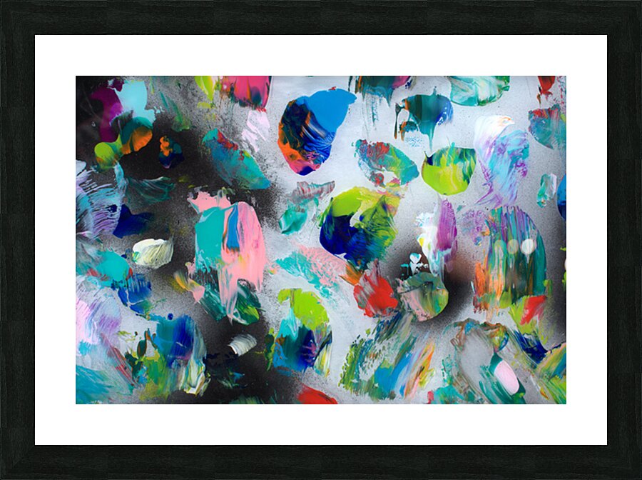 Koi Pond 3 Picture Frame print