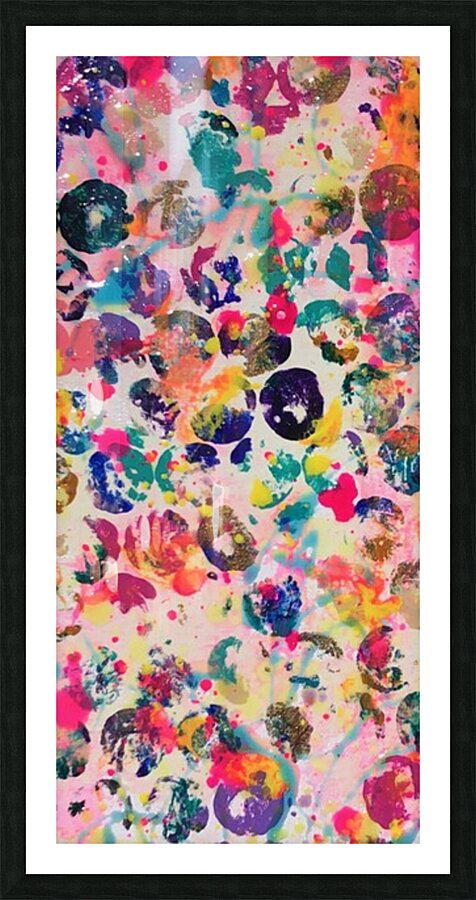 Orb Pink Picture Frame print