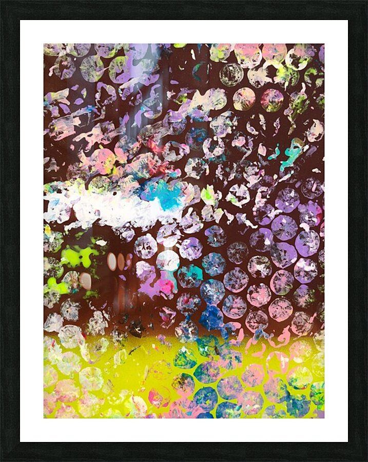 Orb Brown Picture Frame print