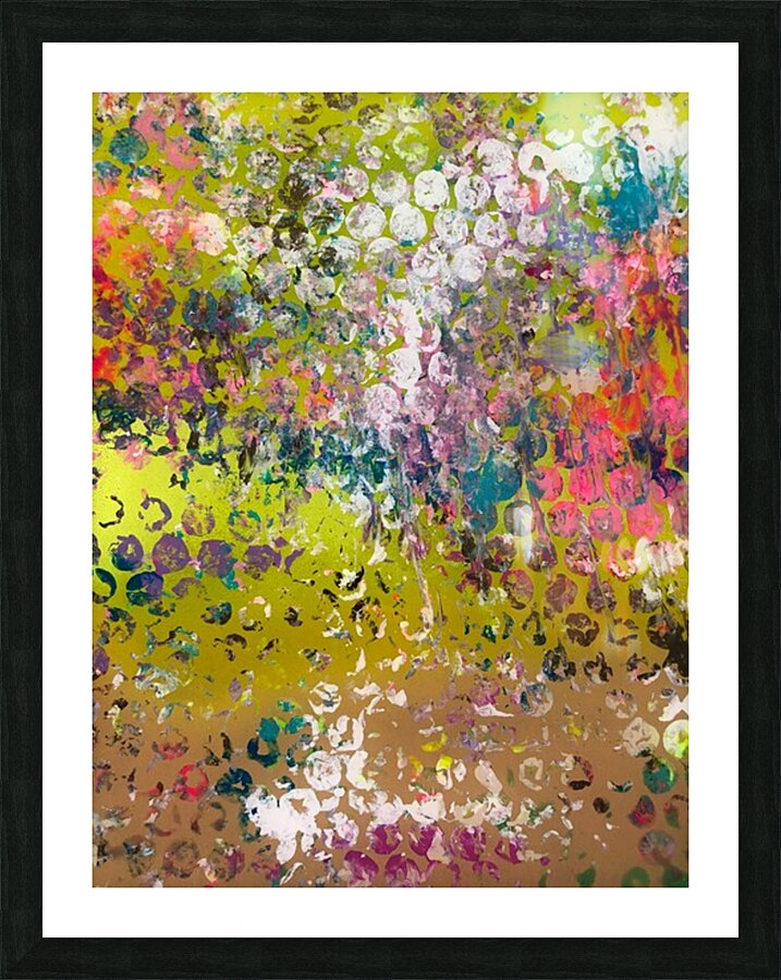 Orb Gold Picture Frame print