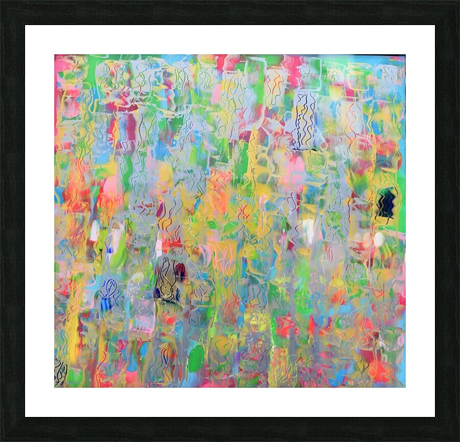 Squigle Picture Frame print
