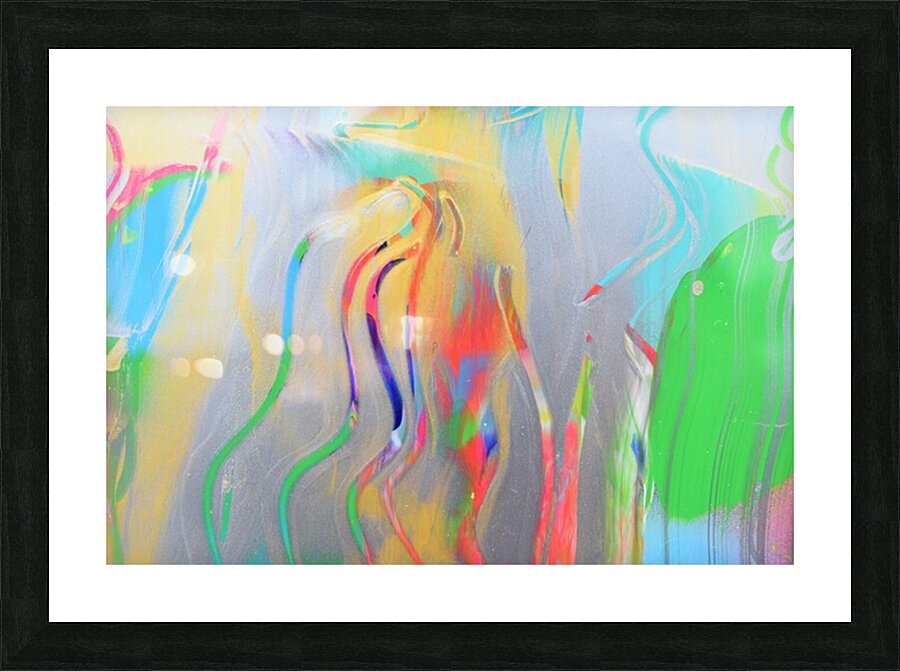 Squigle 4 Picture Frame print
