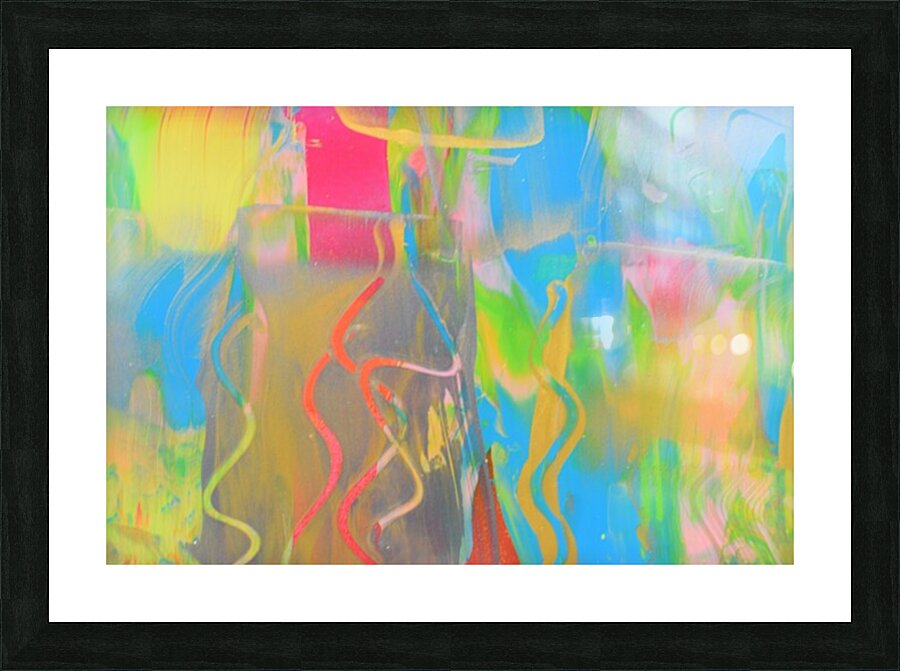 Squigle 5 Picture Frame print