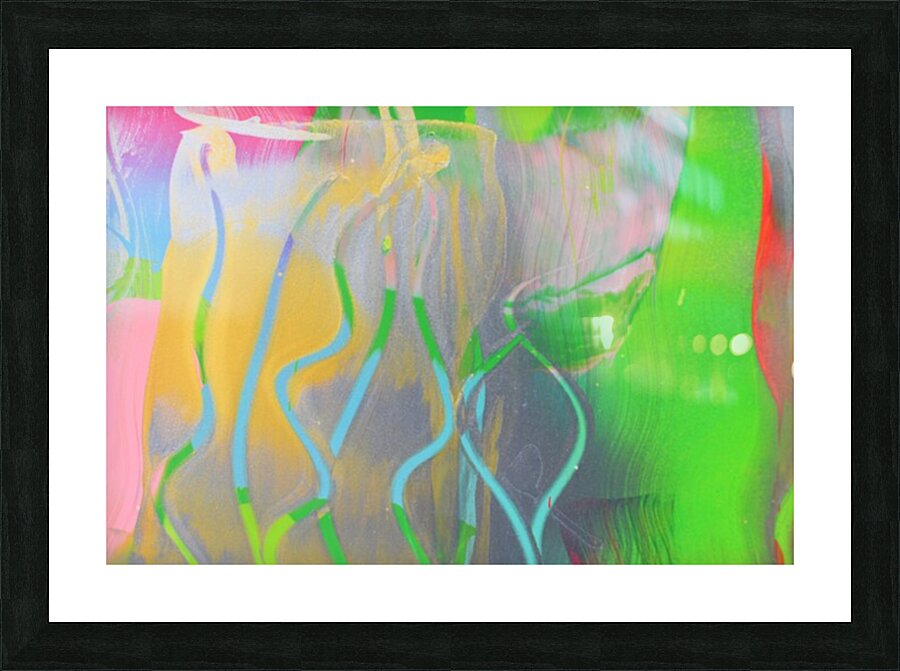 Squigle 6 Picture Frame print