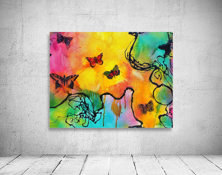 Springtime at Butterfly Cavern P4 Wall Preview
