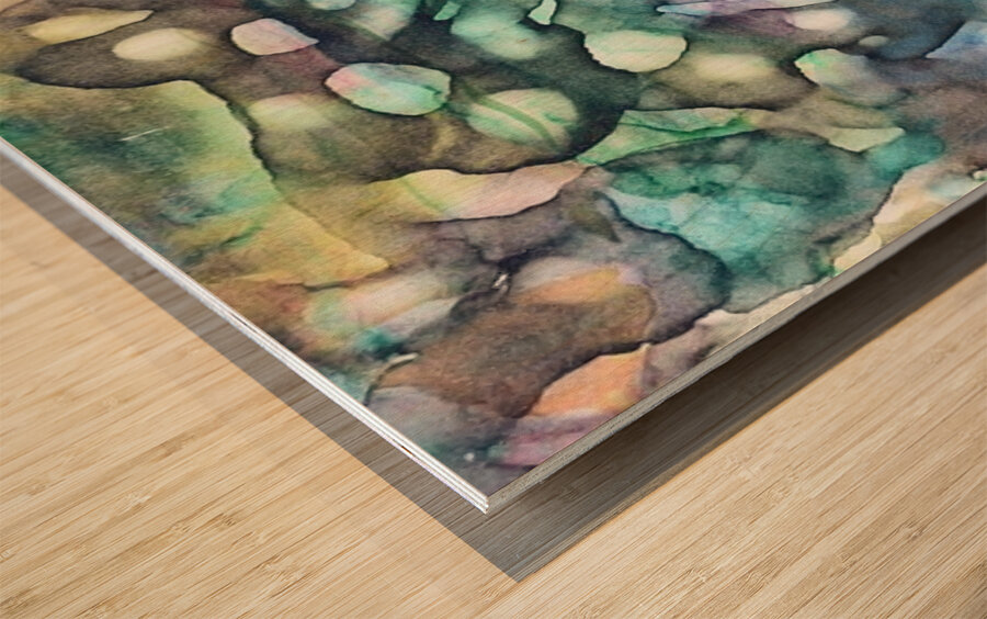 Bubble Wrap Wood print
