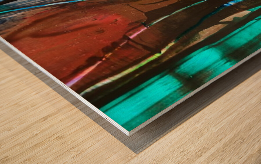 Garden Light Wood print