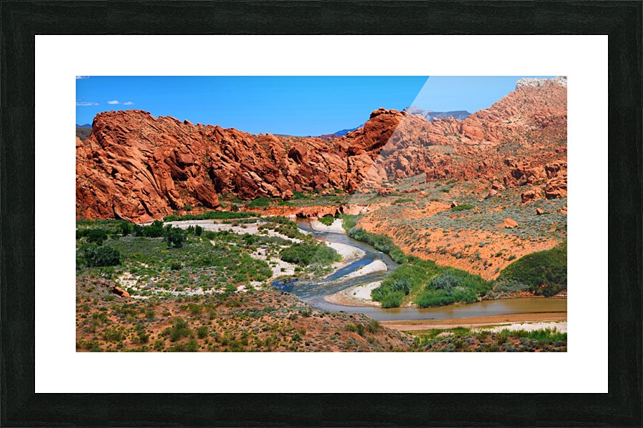 The Virgin River Picture Frame print