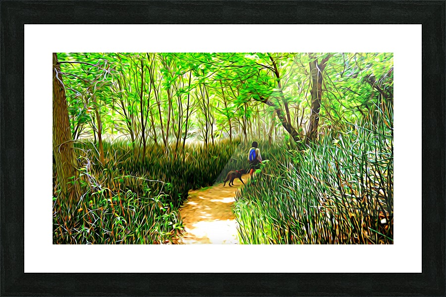 Bamboo Dreams Picture Frame print