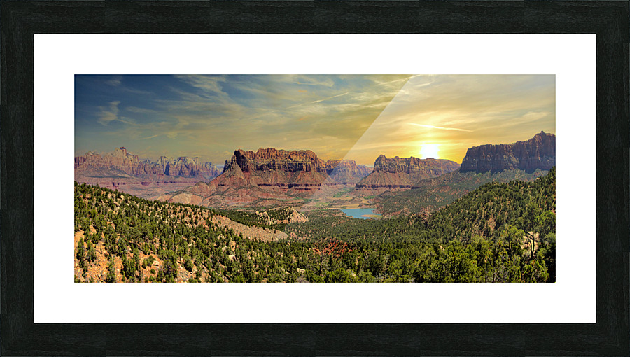 Eagle Crags Picture Frame print