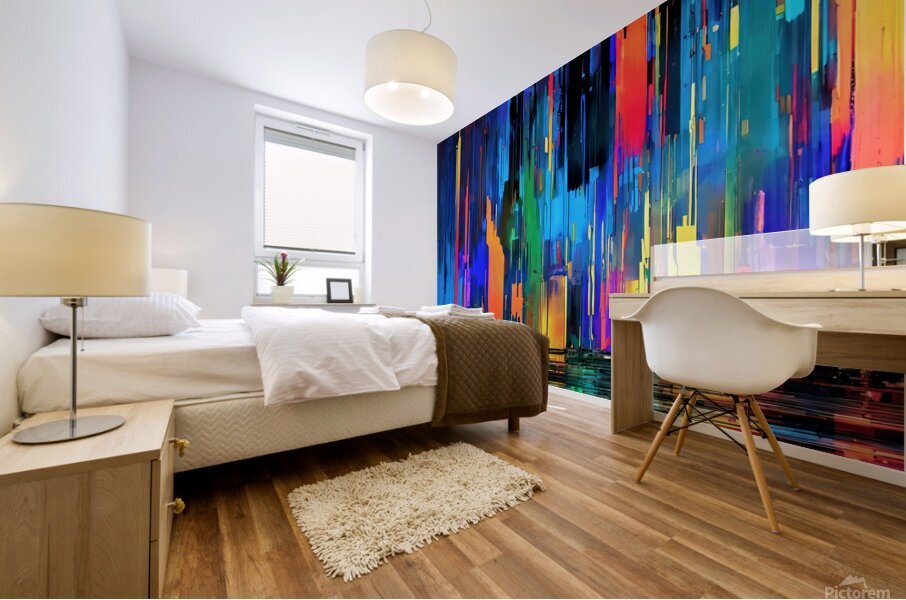 LAS COLUMNAS Mural print