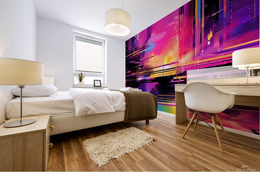 ESCALERA ROTA  Mural print