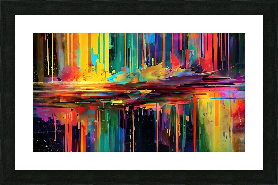 COLISION Picture Frame print
