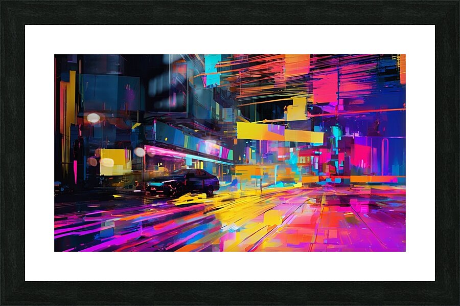 THE CAR Picture Frame print