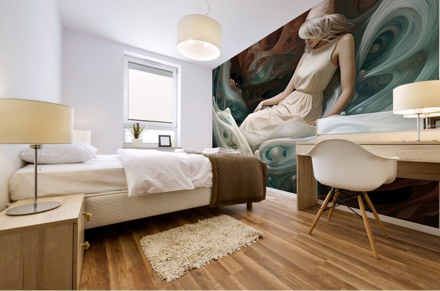 Chromatic Sanctuary Mural print